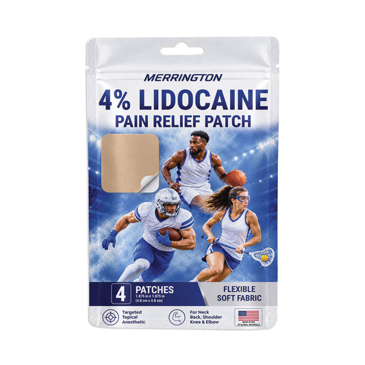 Merrington Sports 4% Lidocaine Pain Relief Patch
