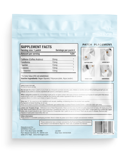 Merrington Weight Management Transdermal Patch Made In USA