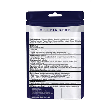Merrington Night Botanical Wellness Patch